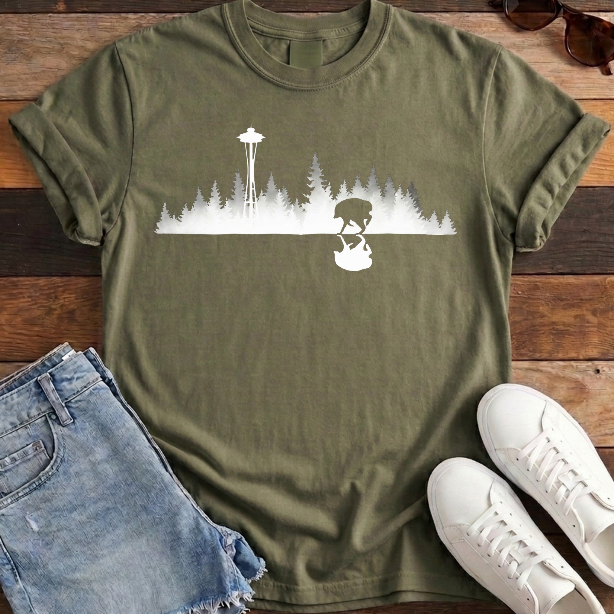 Jimothy Reflected Tee - Hemp