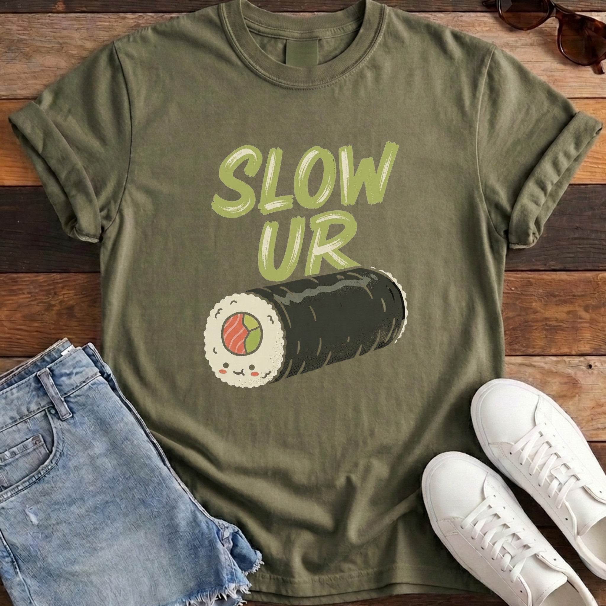 Slow Ur Roll Tee - Hemp