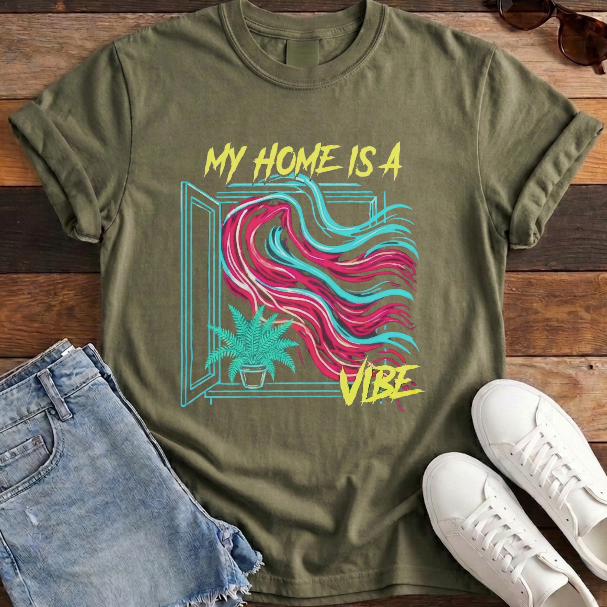 My Home Is A Vibe Tee