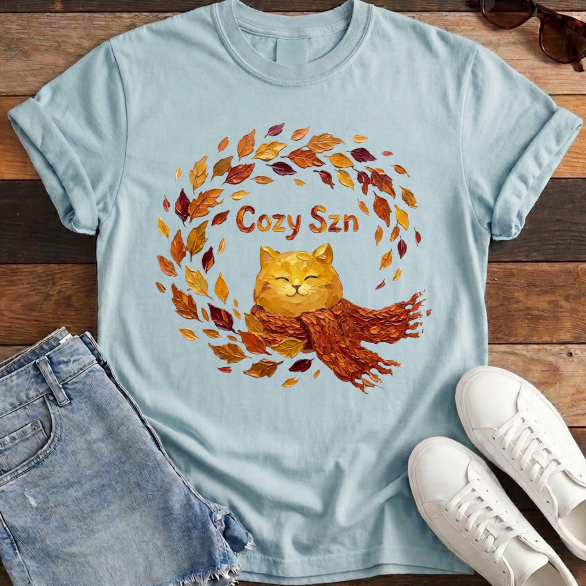 Cozy Szn Cat Tee