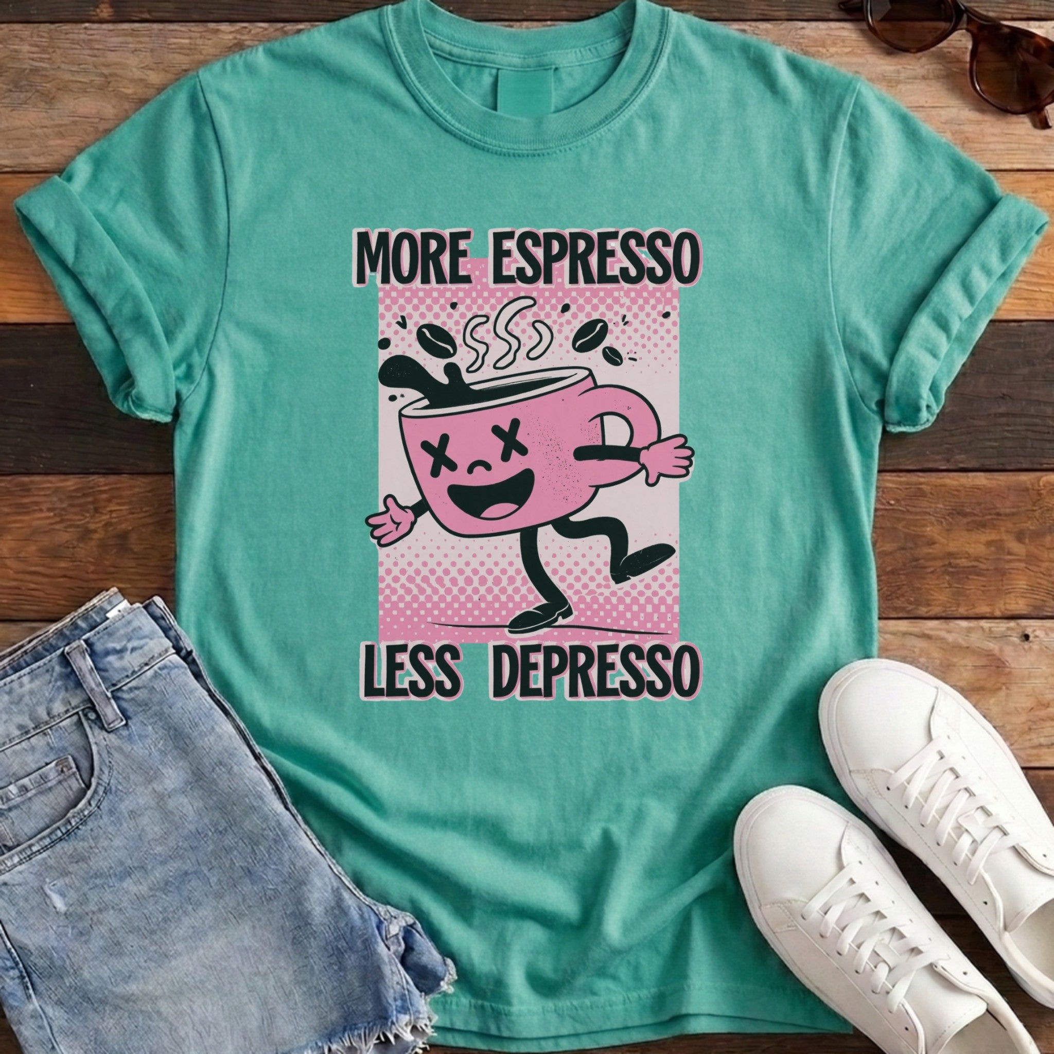 More Espresso Less Depresso Tee