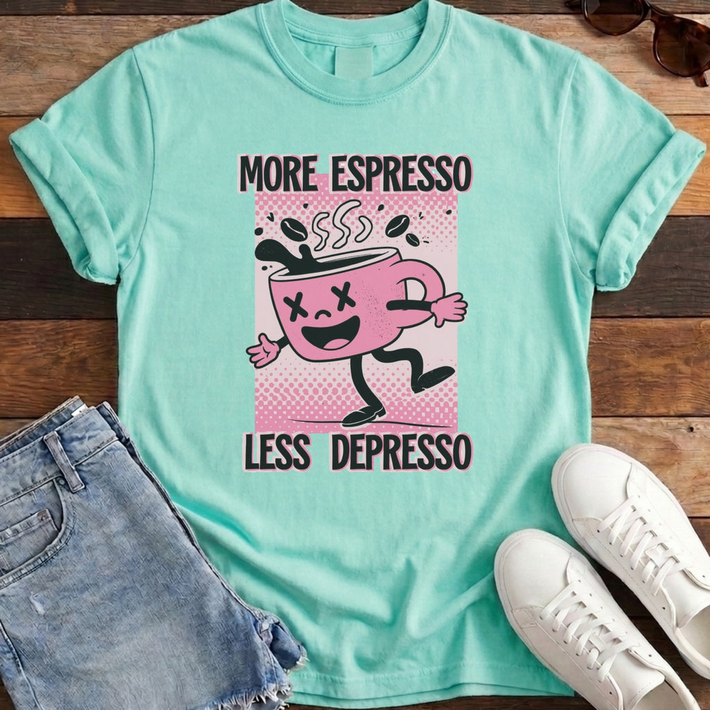 More Espresso Less Depresso Tee