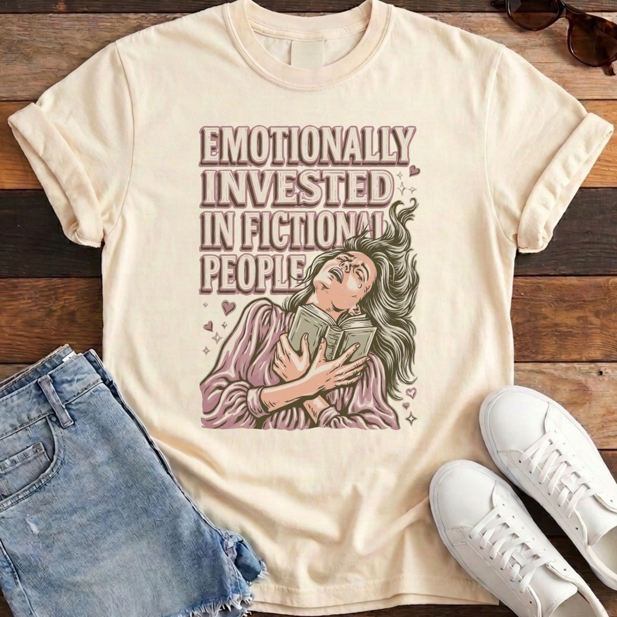 Emotionally Invested In Fictional People Tee