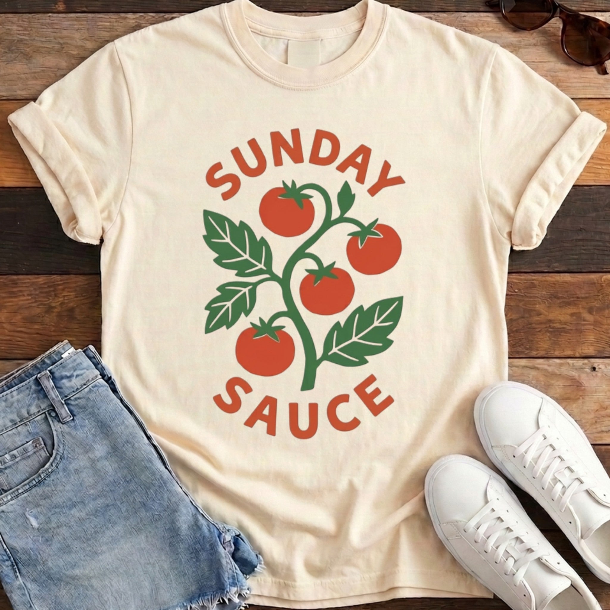Sunday Sauce Tee - Ivory
