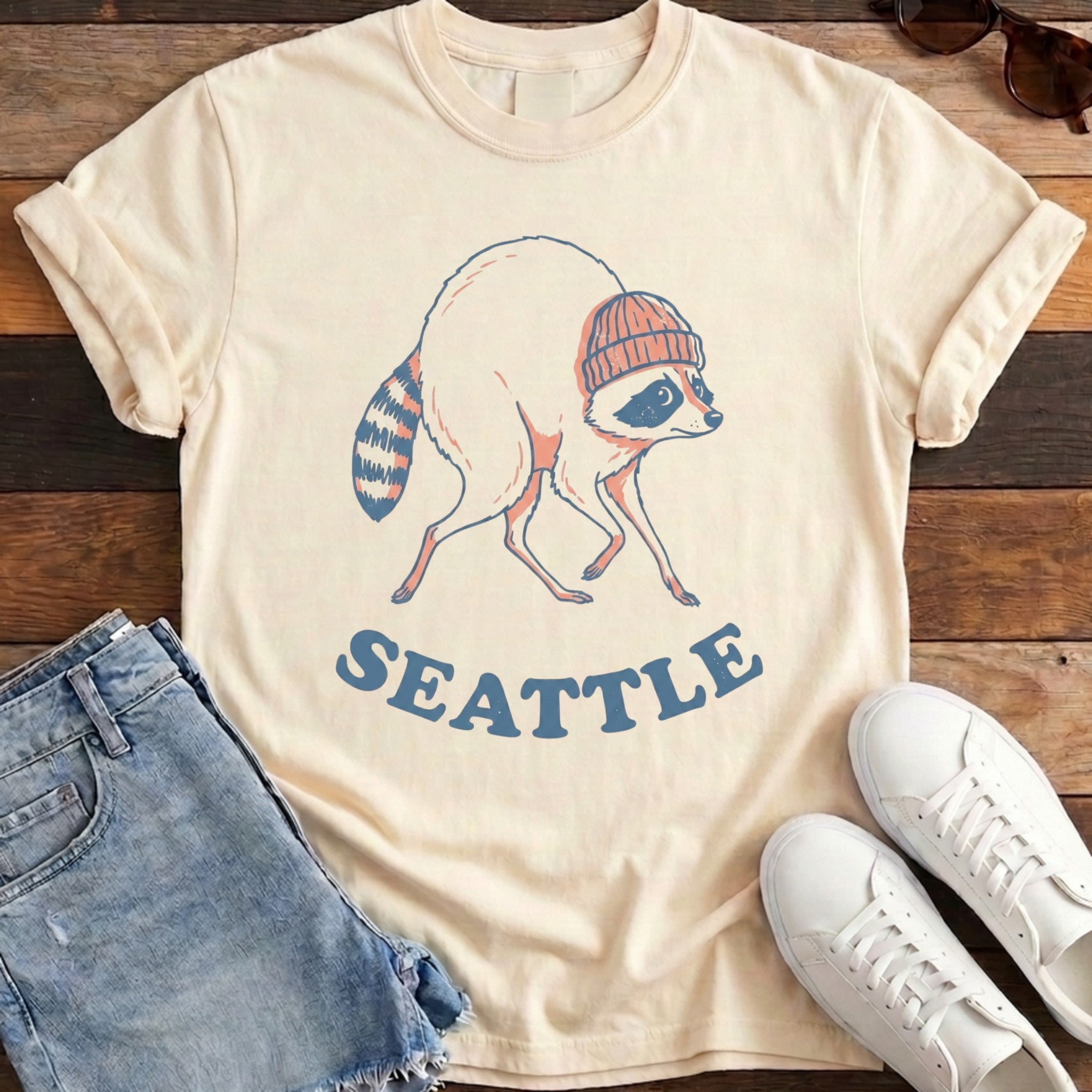 Seattle Skull Cap Tee