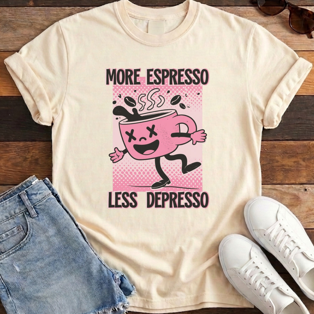 More Espresso Less Depresso Tee