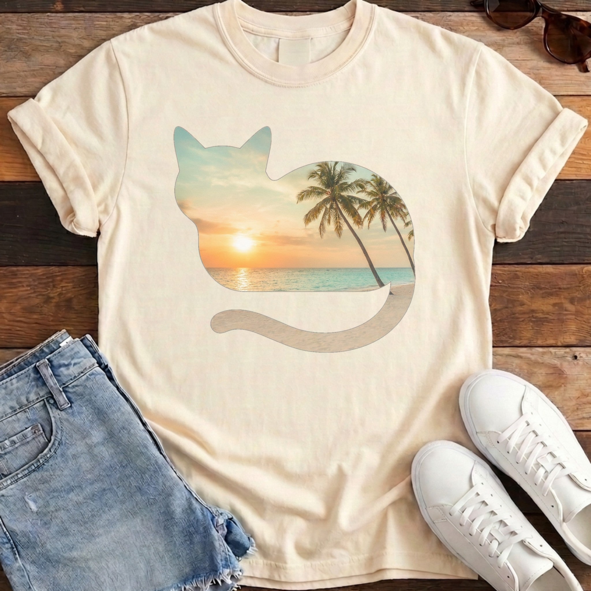 Beach Cat Tee