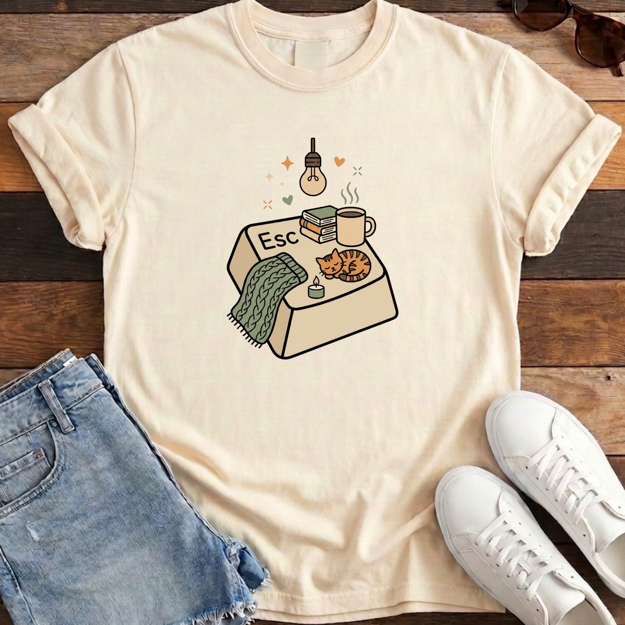 Esc to Cozy Tee