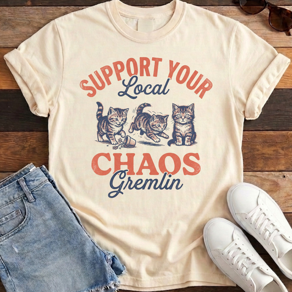 Chaos Gremlin Tee - Ivory