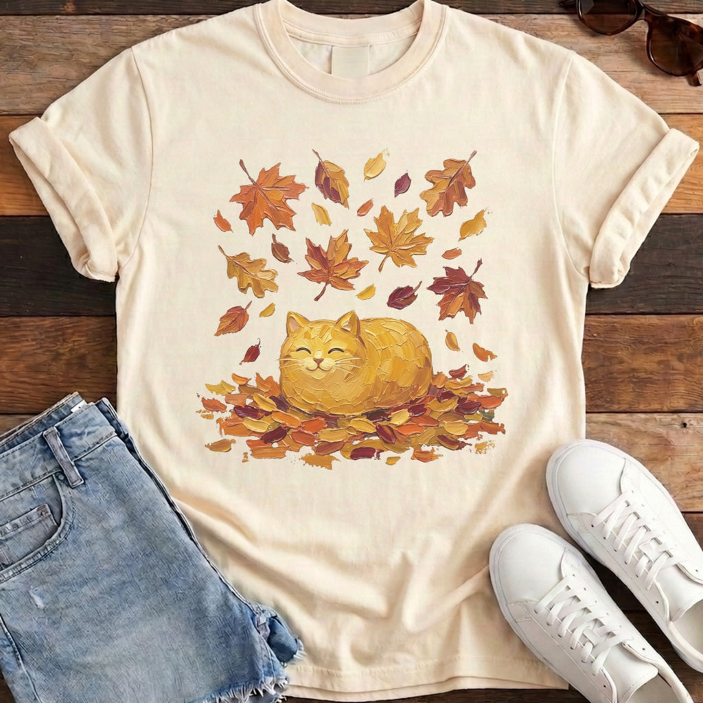 Autumn Loaf Cat Tee