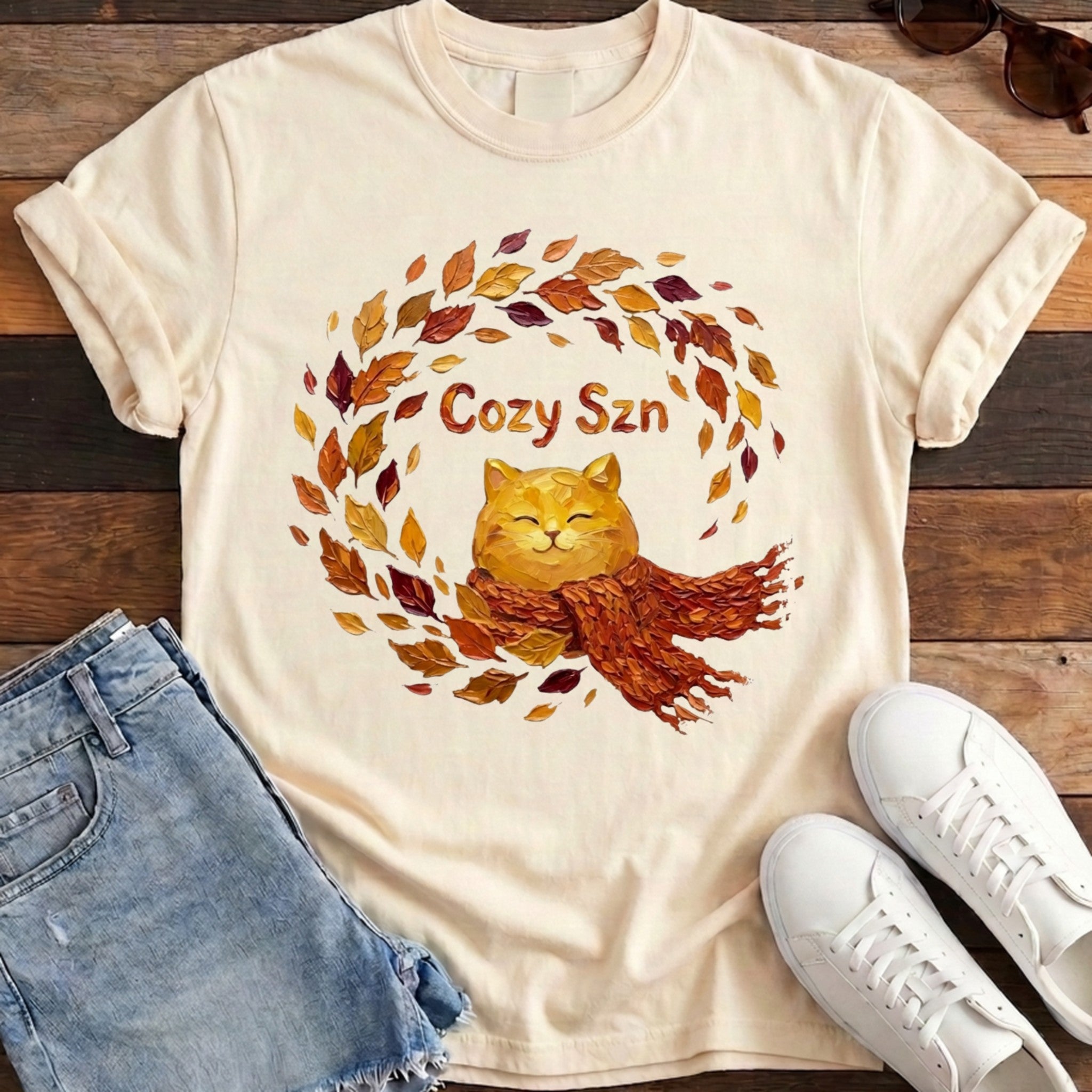 Cozy Szn Cat Tee