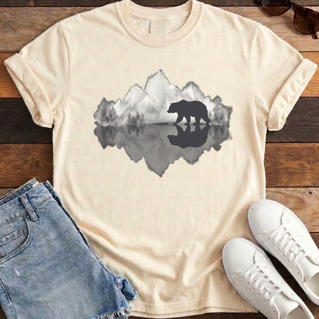 Bear Reflection Tee - Ivory