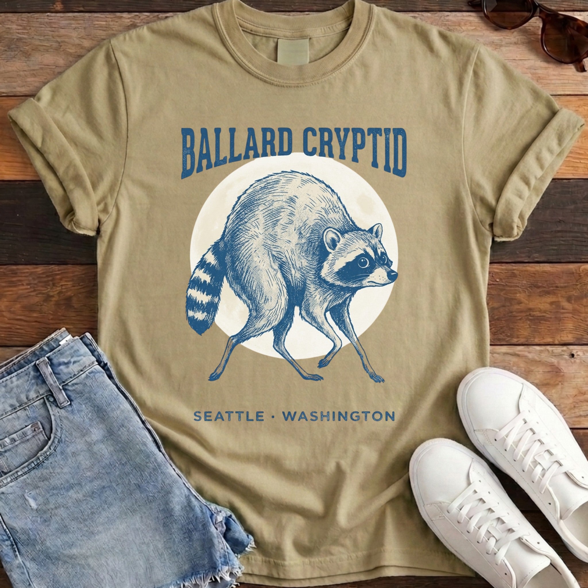 Ballard Cryptid Tee - Khaki