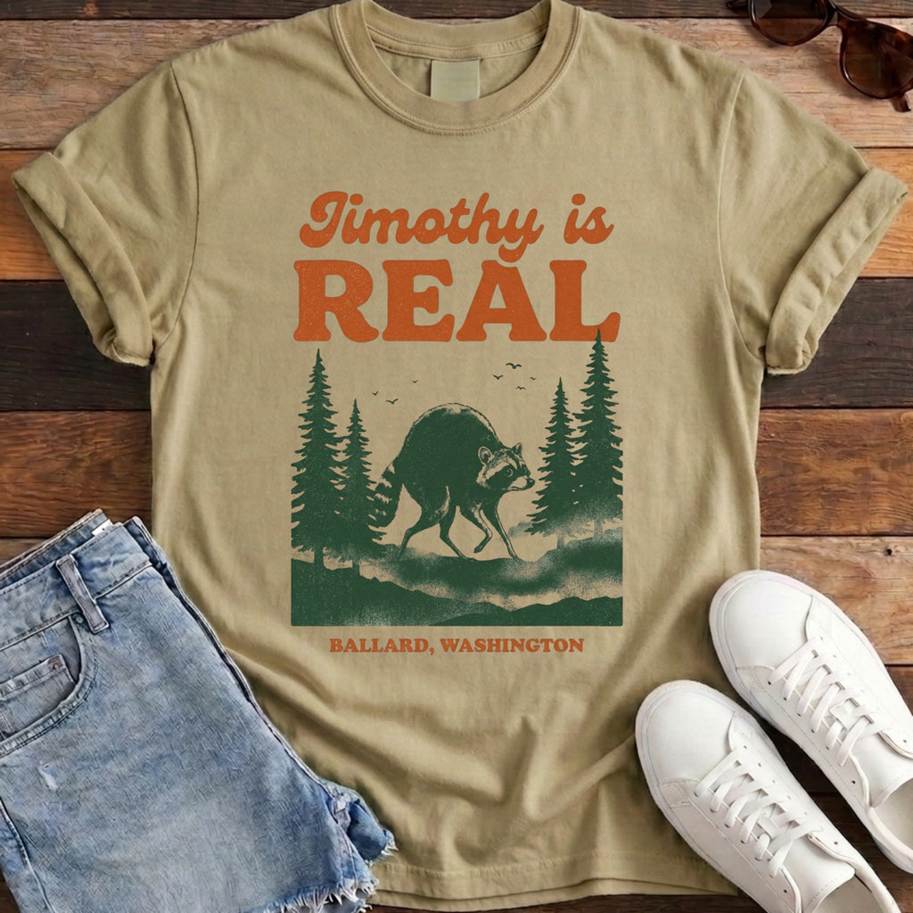 Jimothy Is Real Tee - Khaki