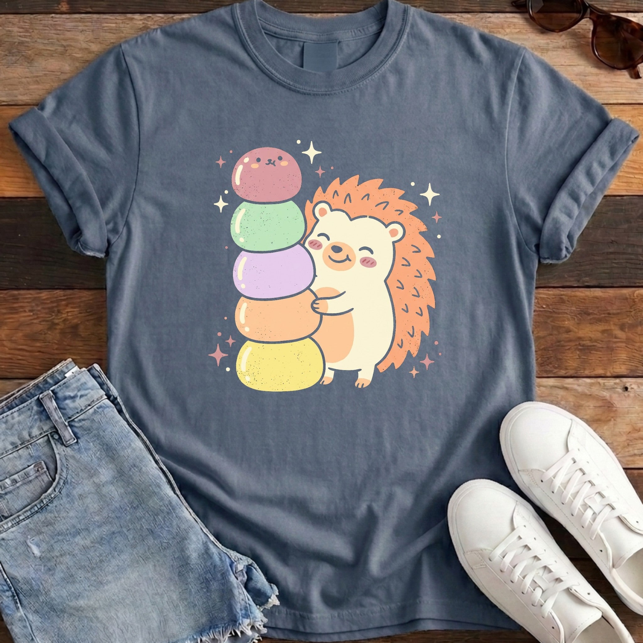 Mochi Stack Hedgehog Tee