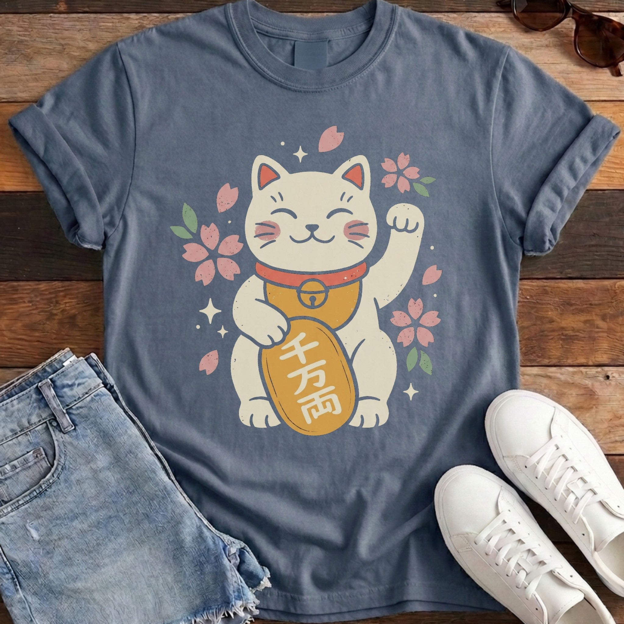 Maneki-Neko Lucky Cat Tee