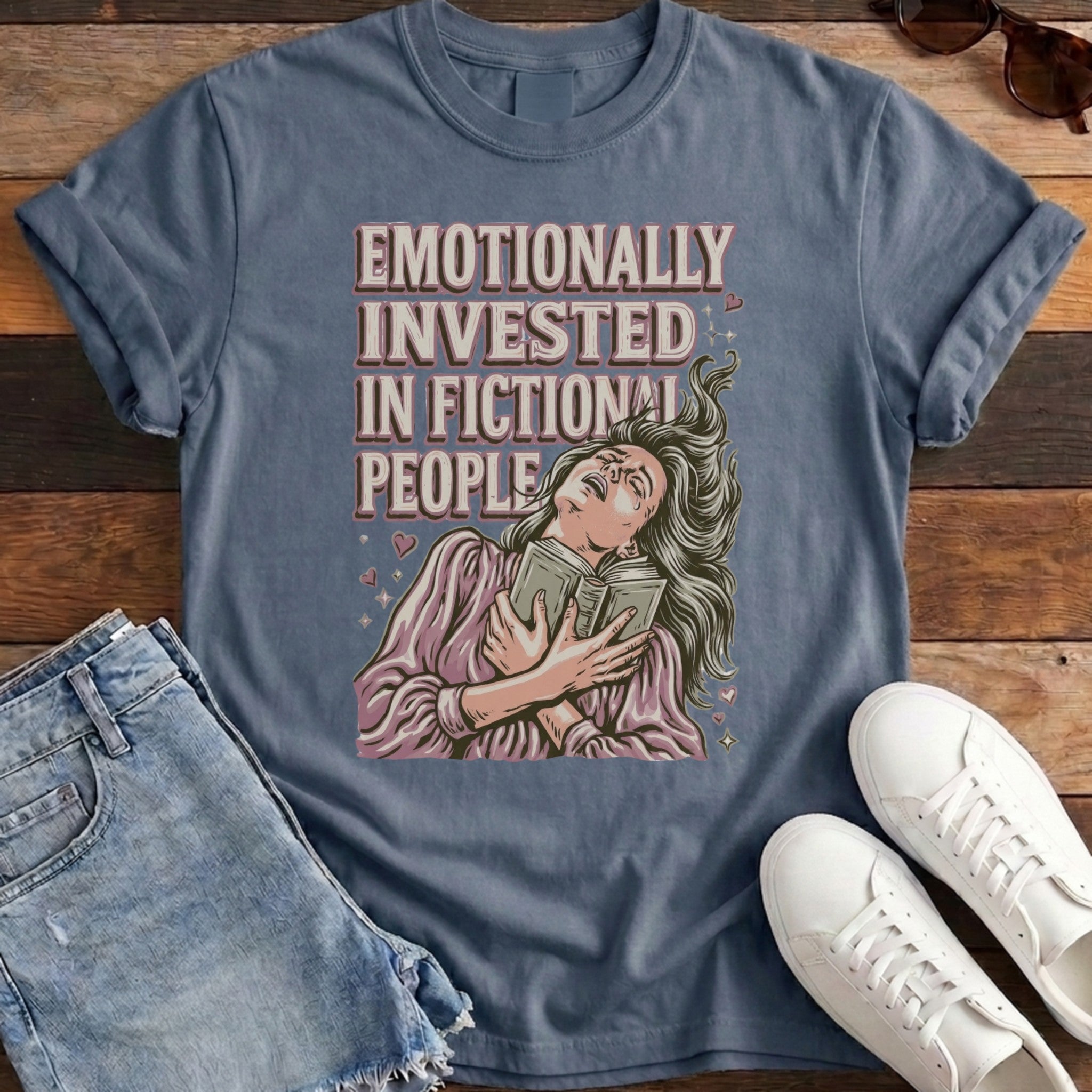 Emotionally Invested In Fictional People Tee