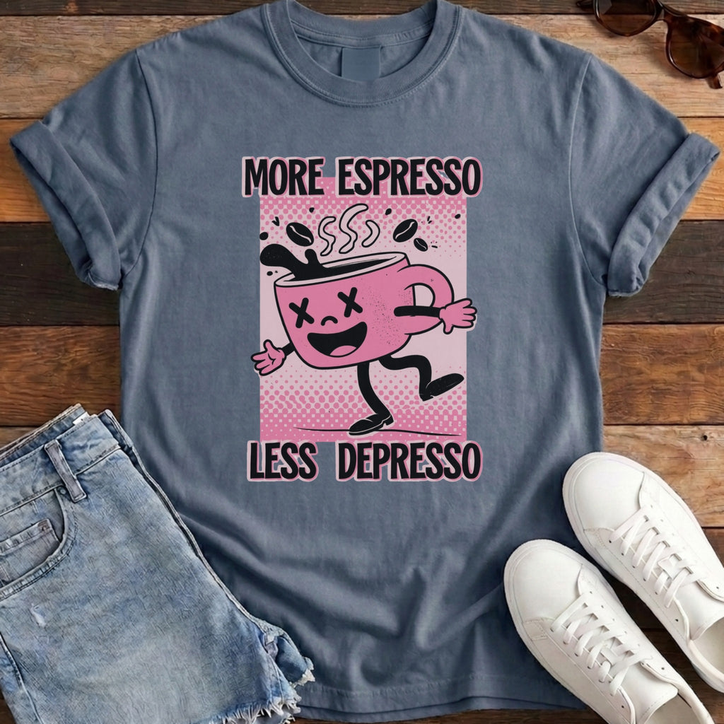 More Espresso Less Depresso Tee