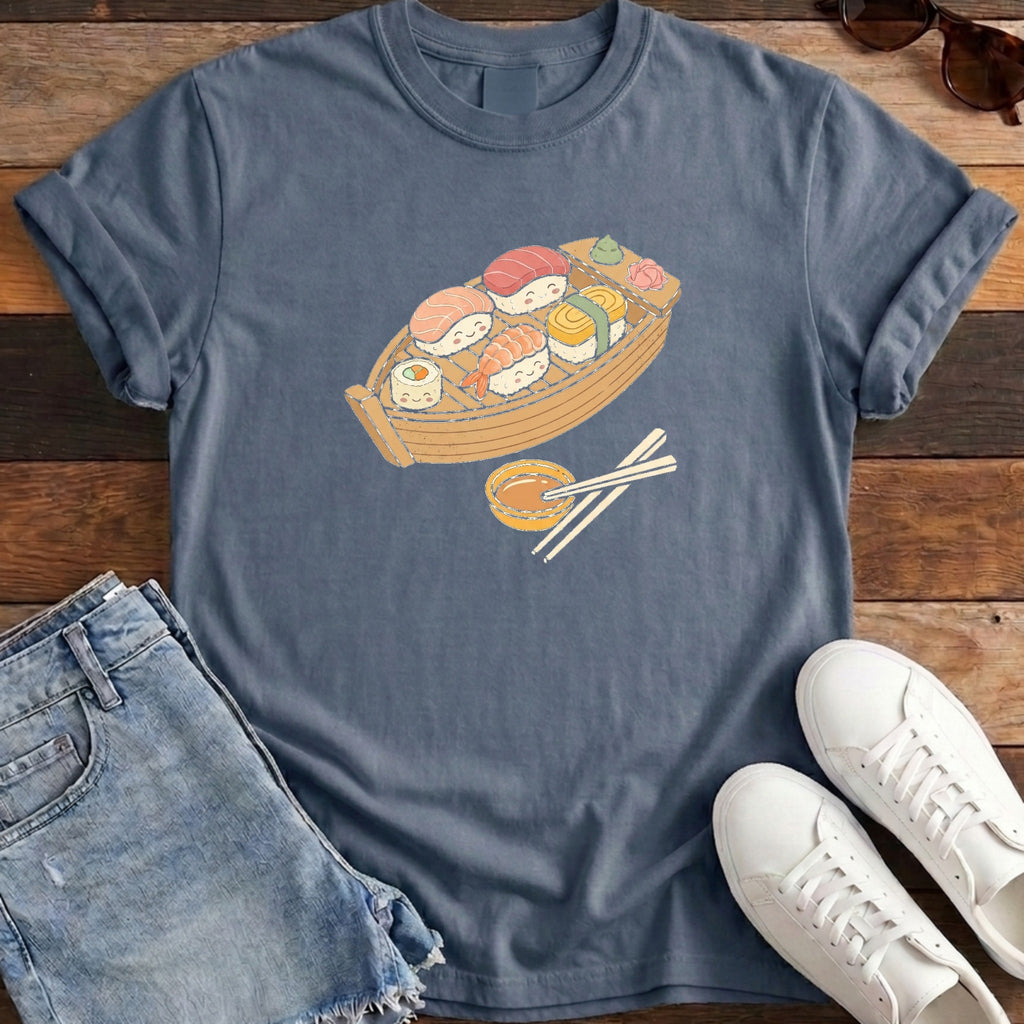 Sushi Boat Crew Tee