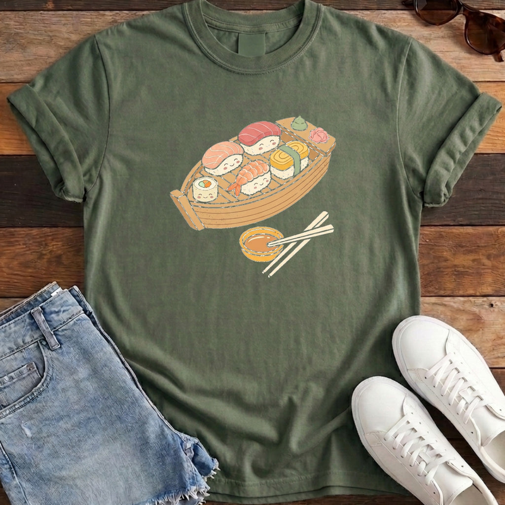 Sushi Boat Crew Tee