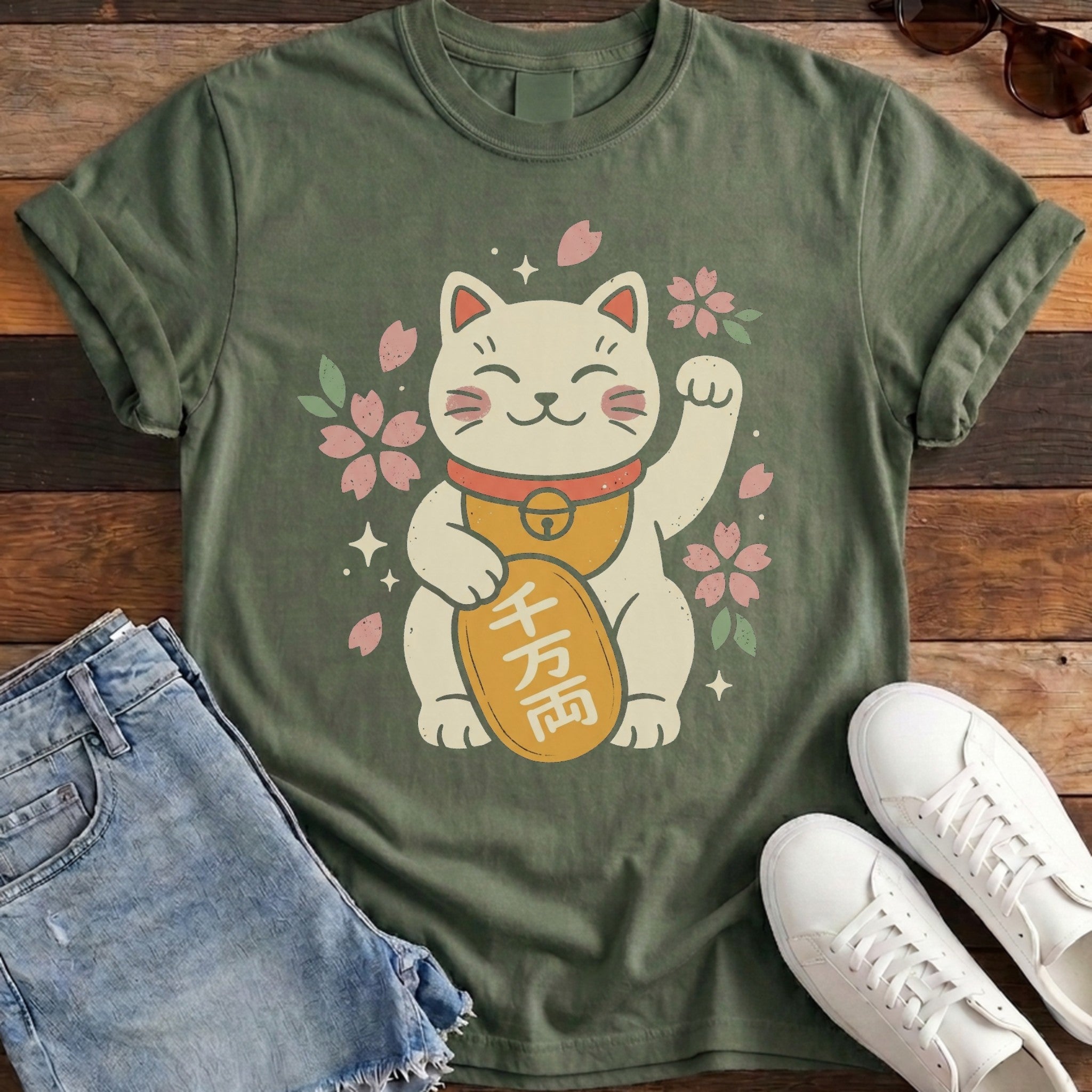 Maneki-Neko Lucky Cat Tee