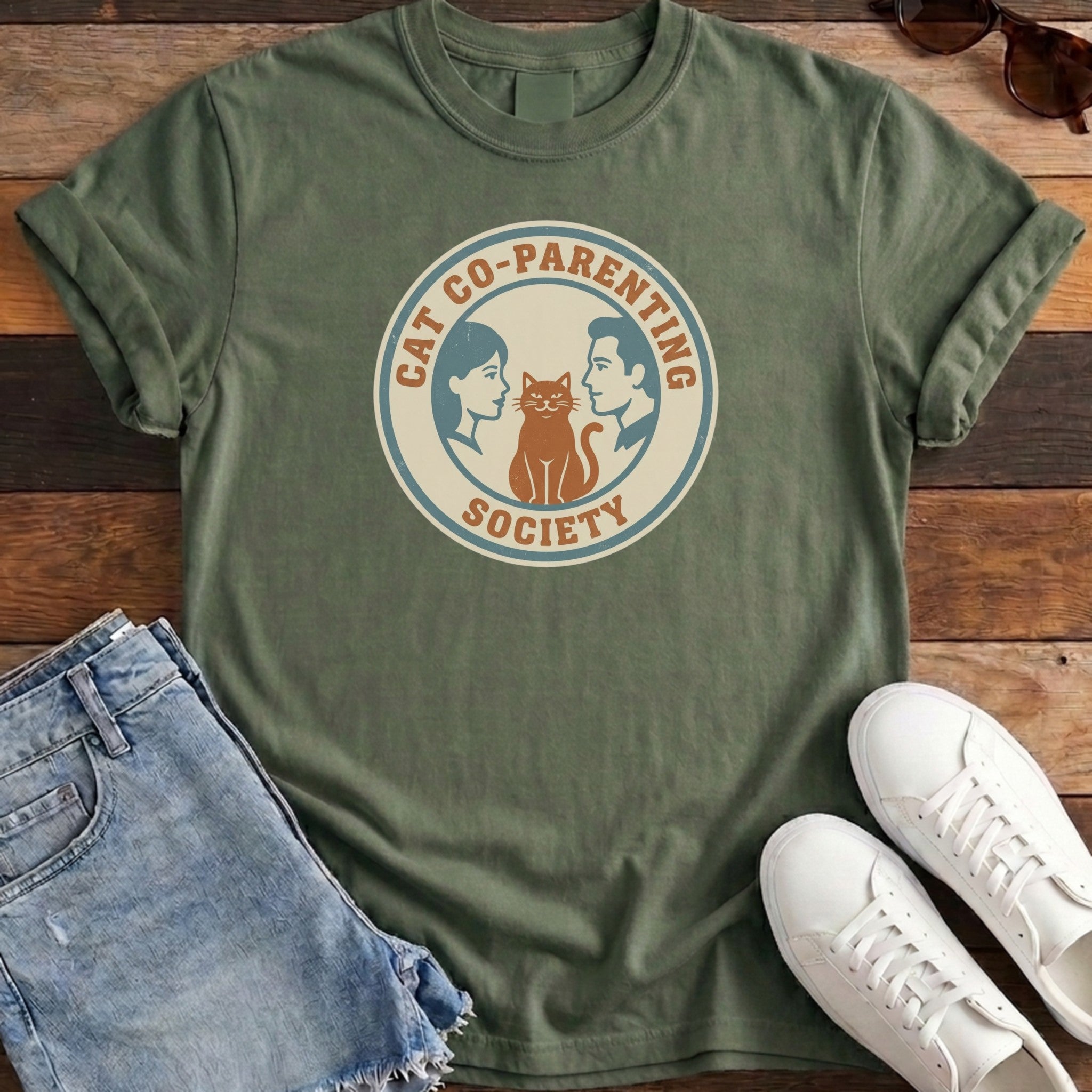 Cat Co-Pawrent Tee