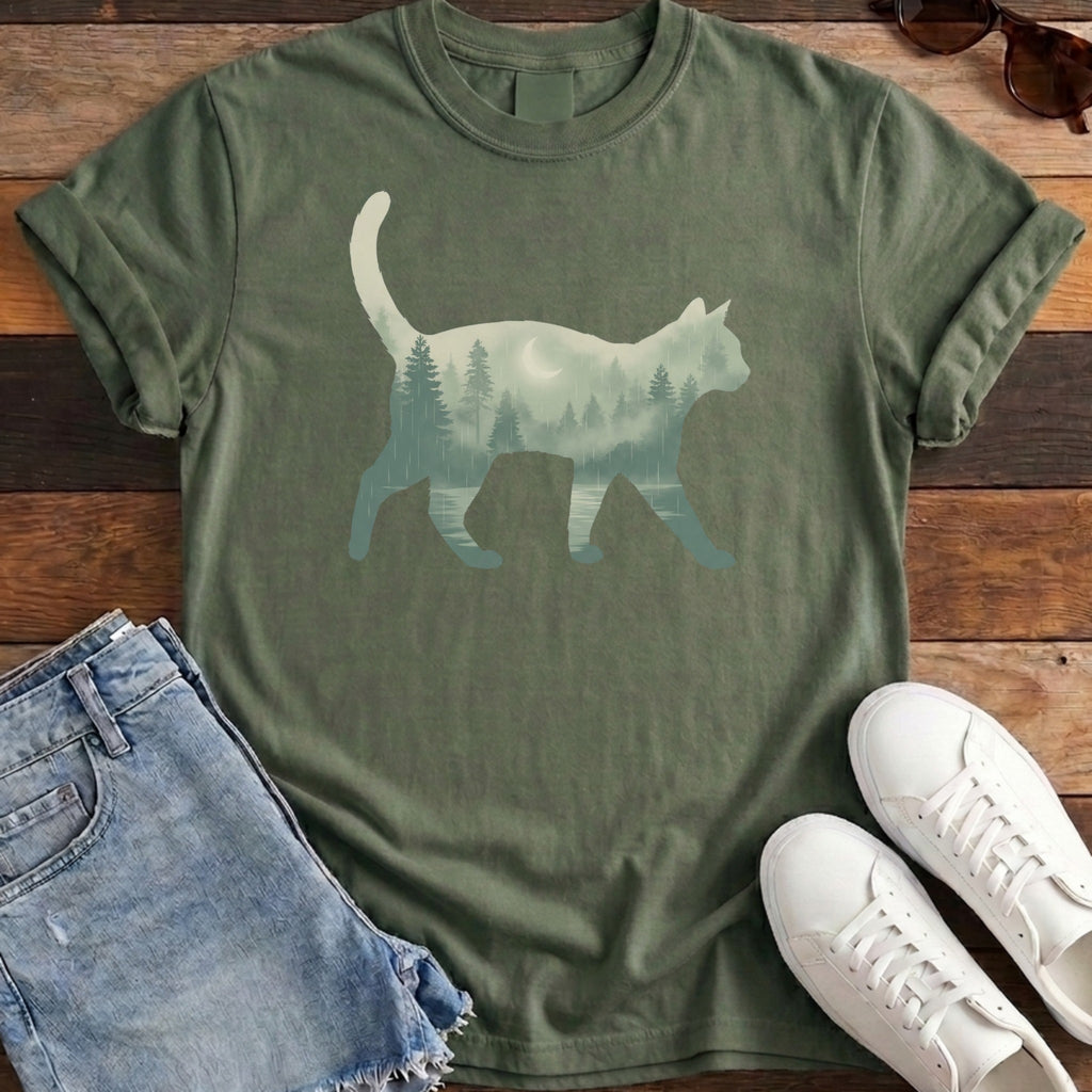 Evergreen Cat Tee