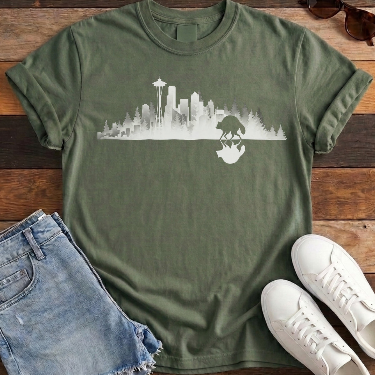Jimothy Mirrored City Tee