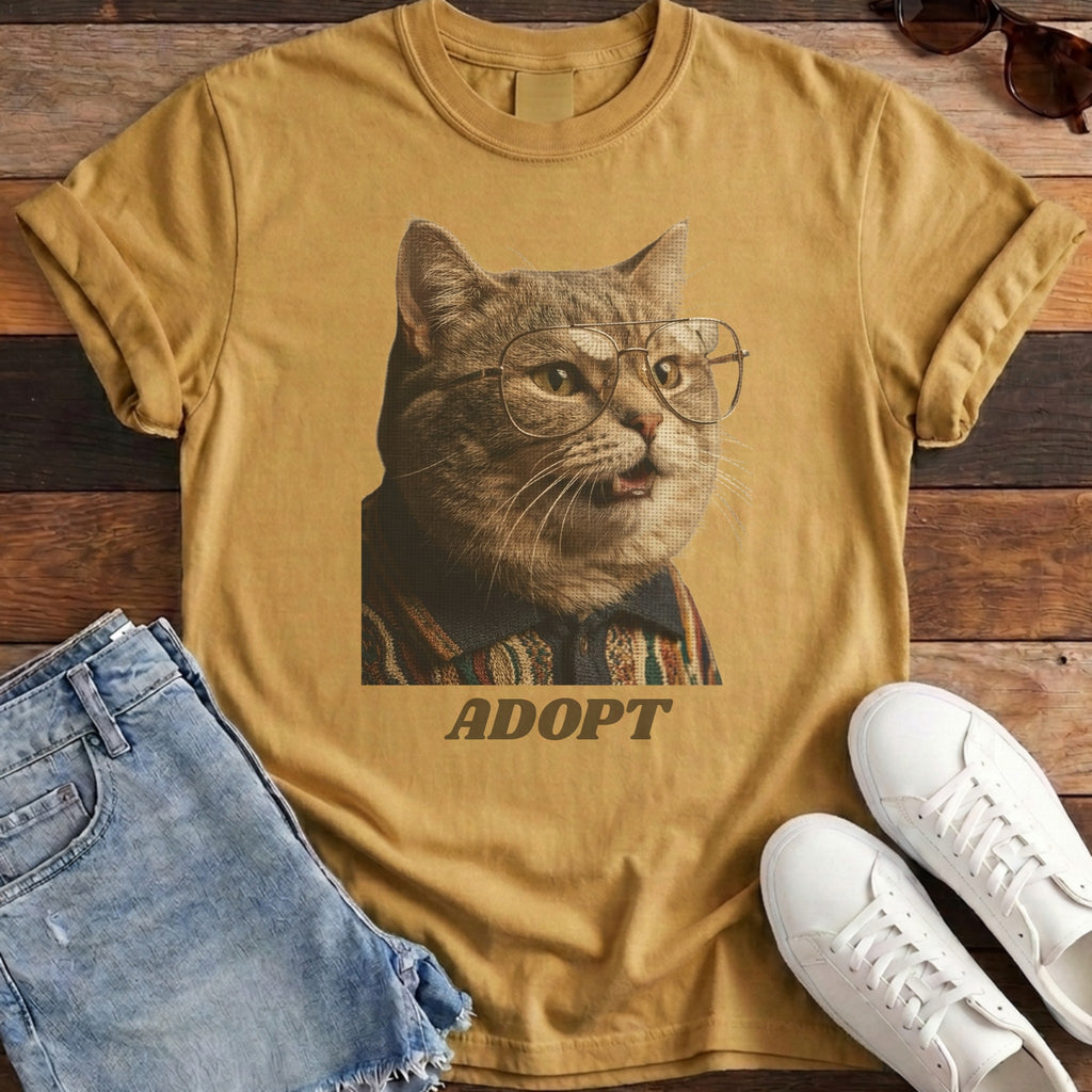 Adopt Lecture Tee - Mustard