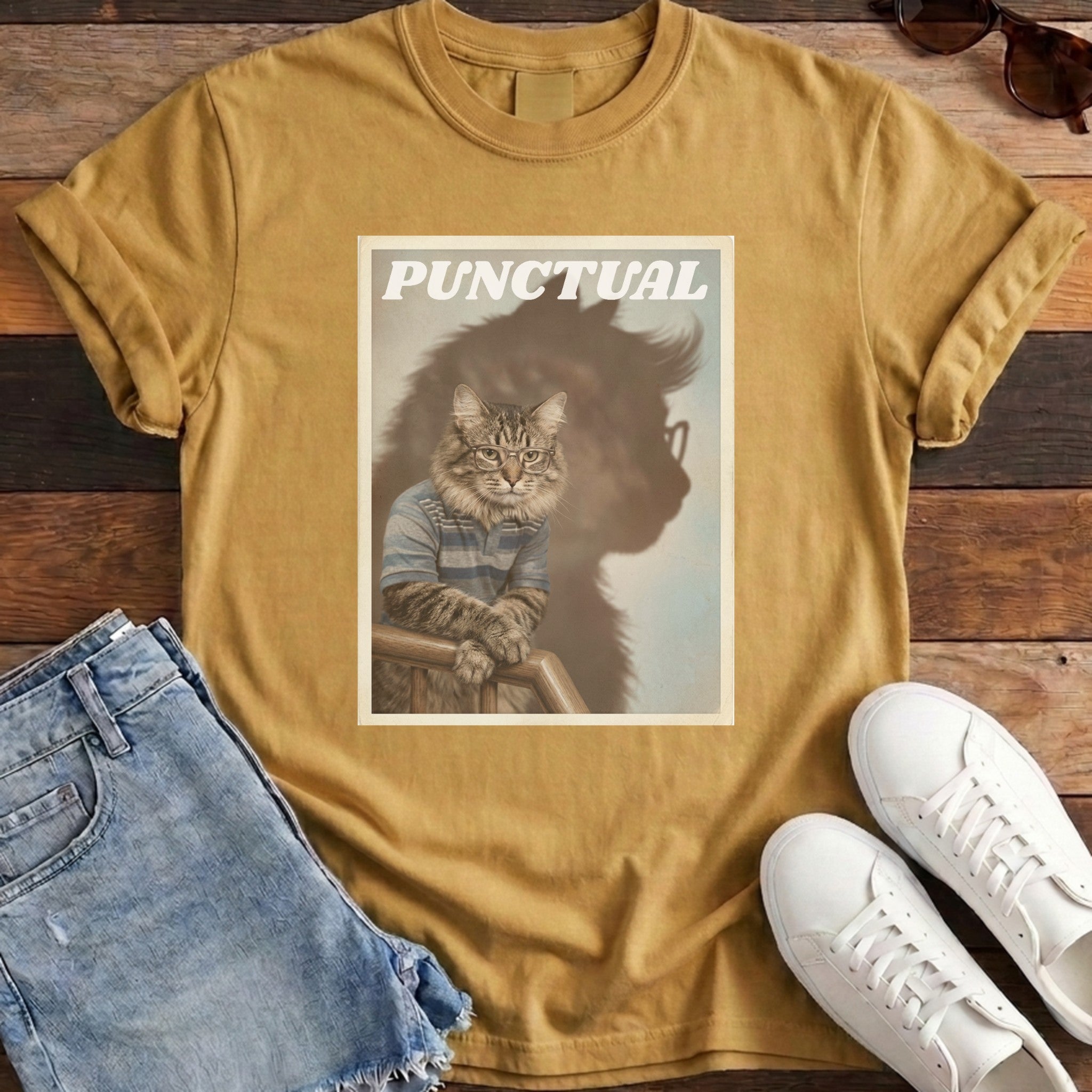 Punctual Tee - Mustard