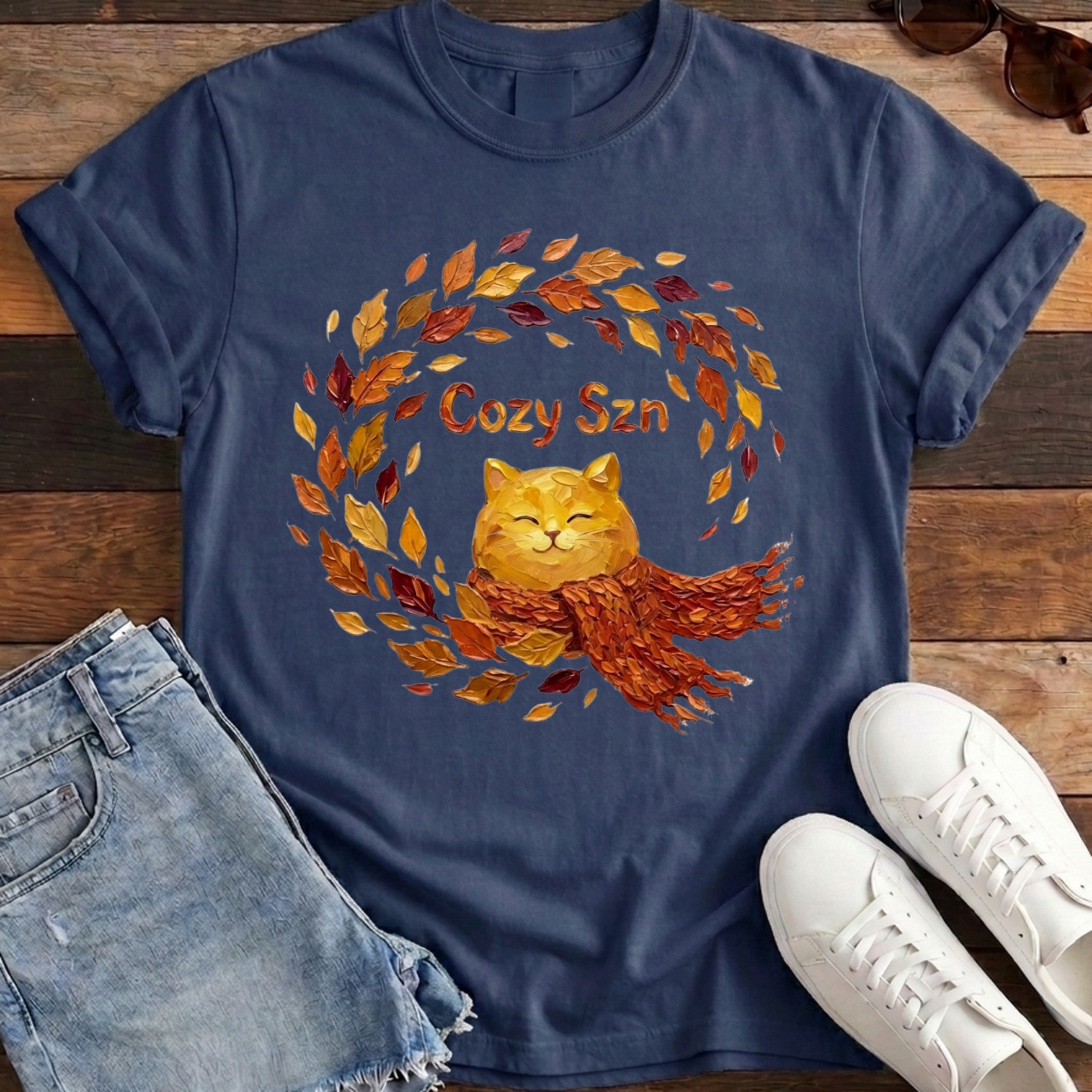 Cozy Szn Cat Tee