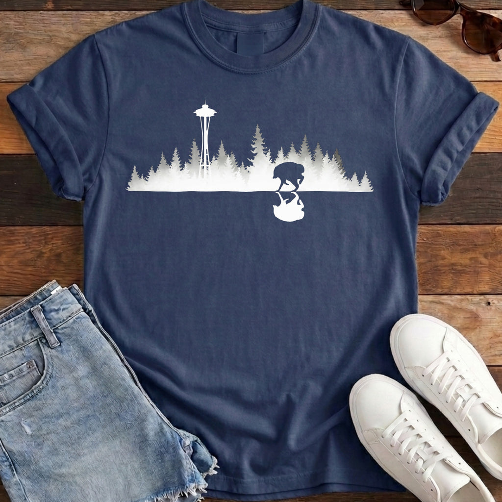 Jimothy Reflected Tee - Navy