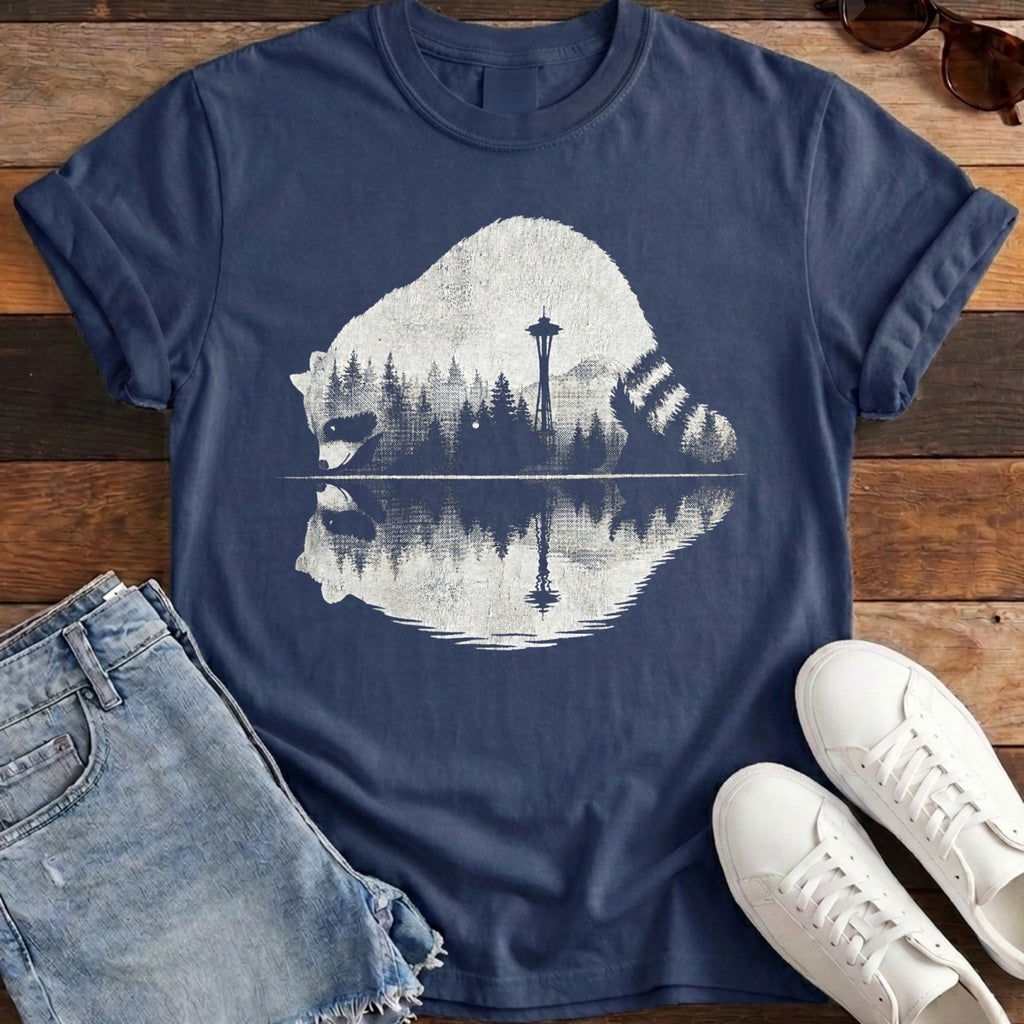 Raccoon Reflection Tee