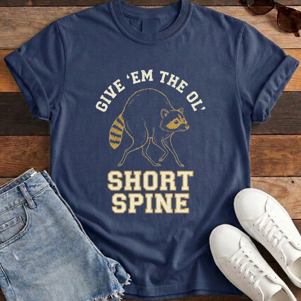 Ol Short Spine Tee - Navy