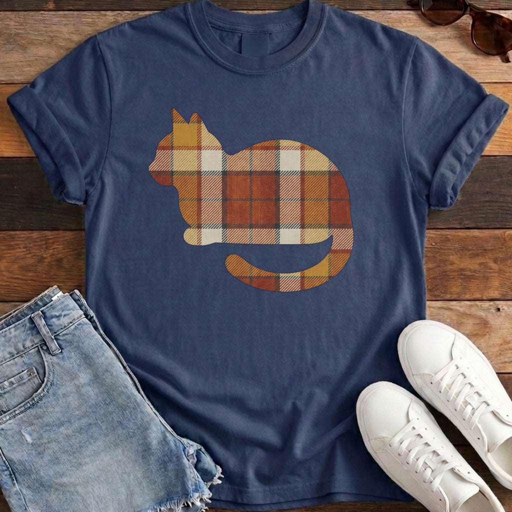 Flannel Cat Tee