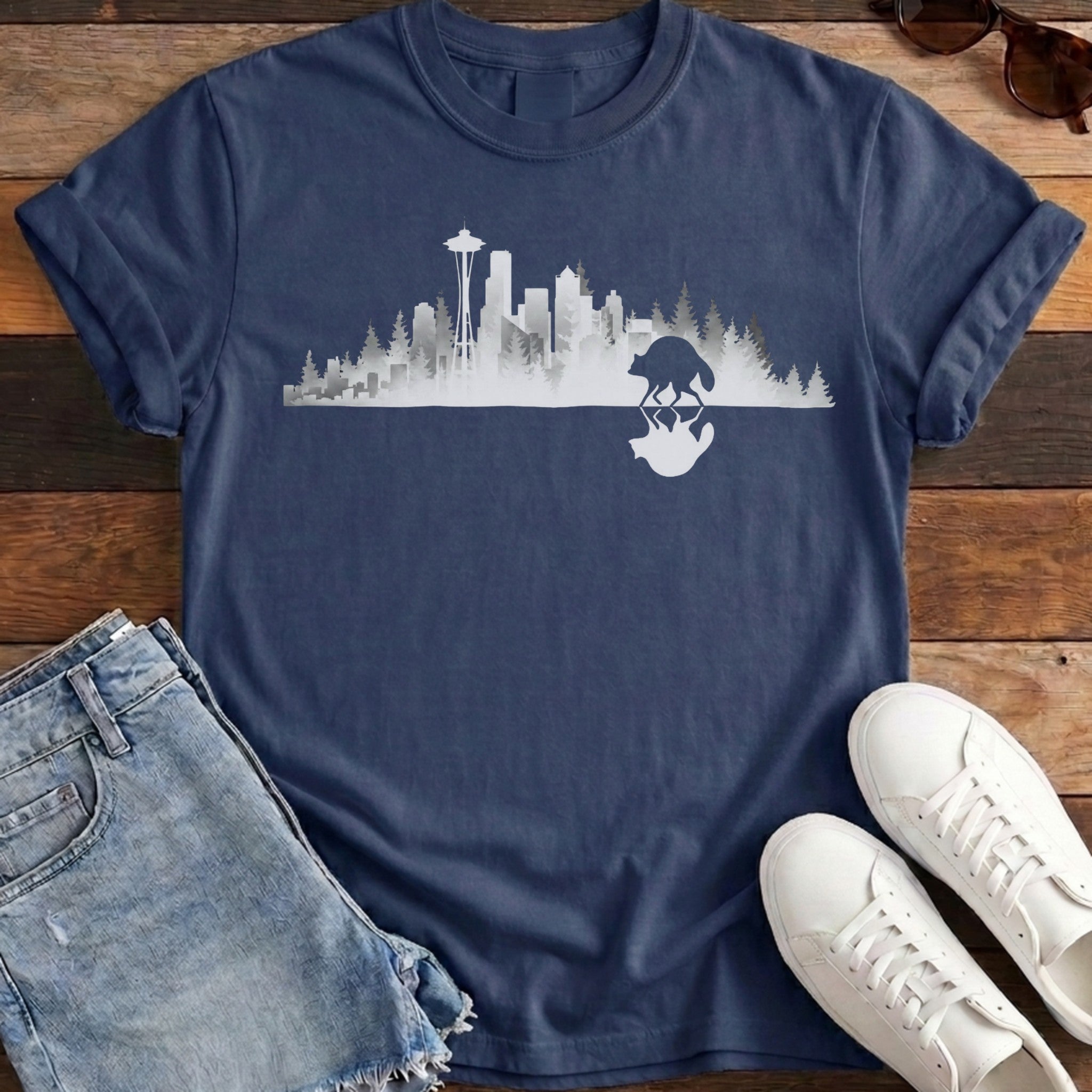 Jimothy Mirrored City Tee