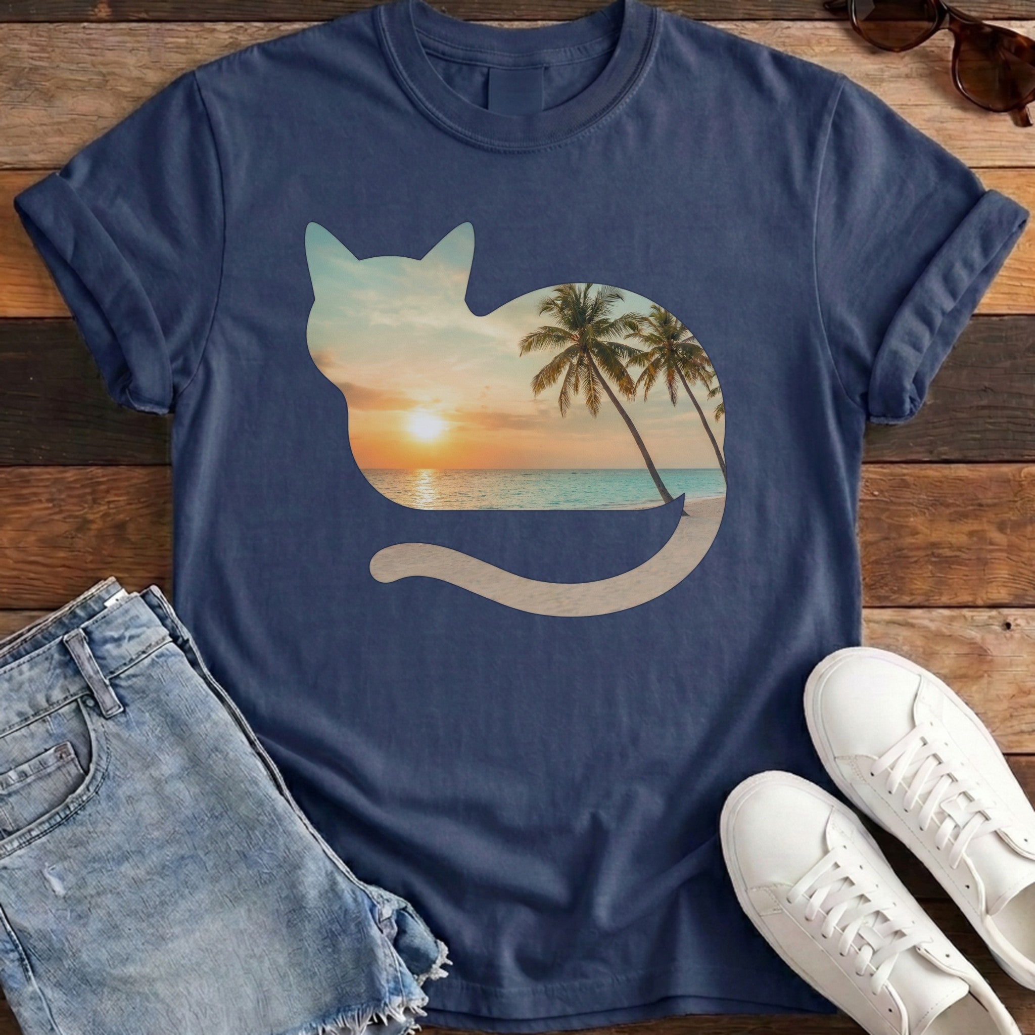Beach Cat Tee