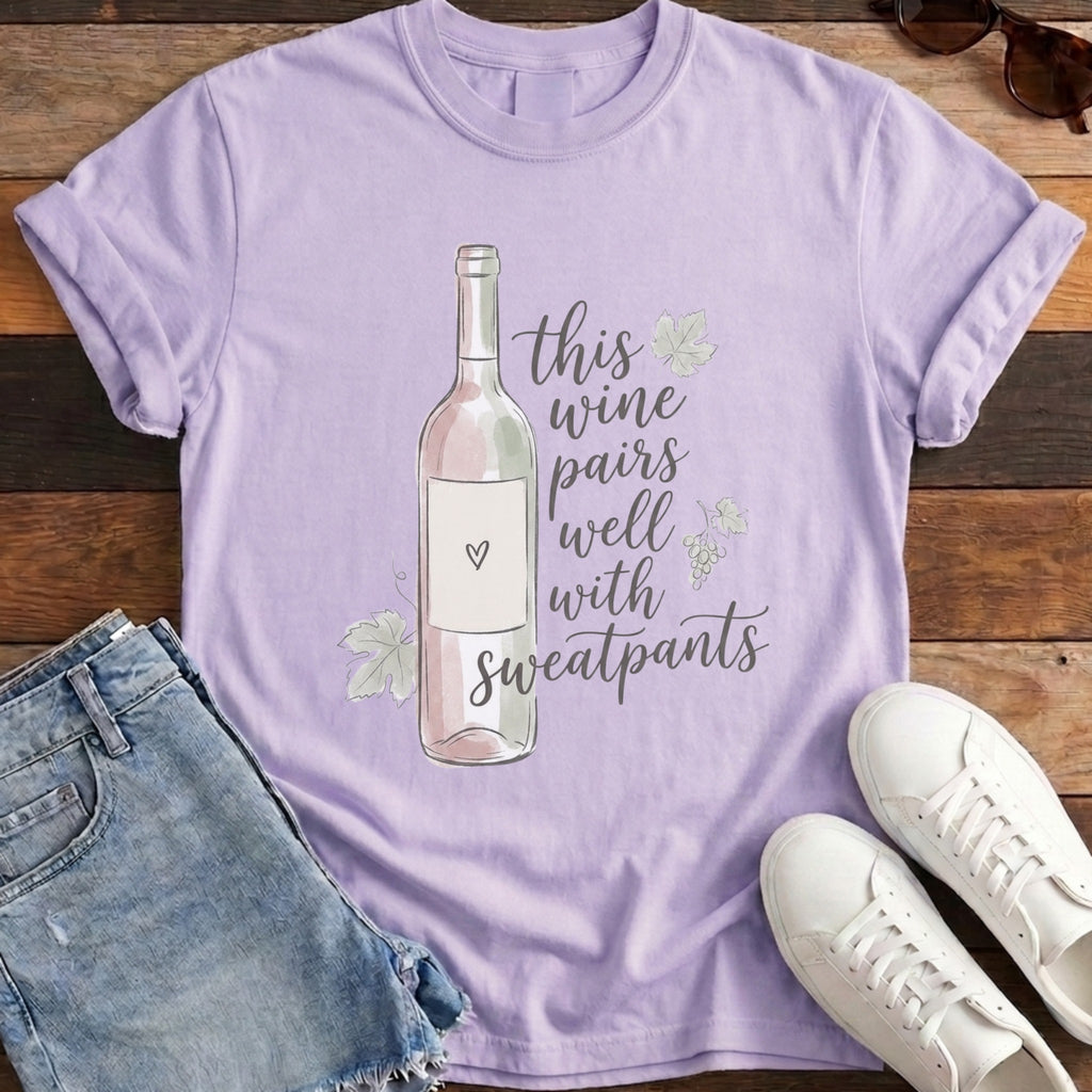 Pairs With Sweatpants Tee - Orchid