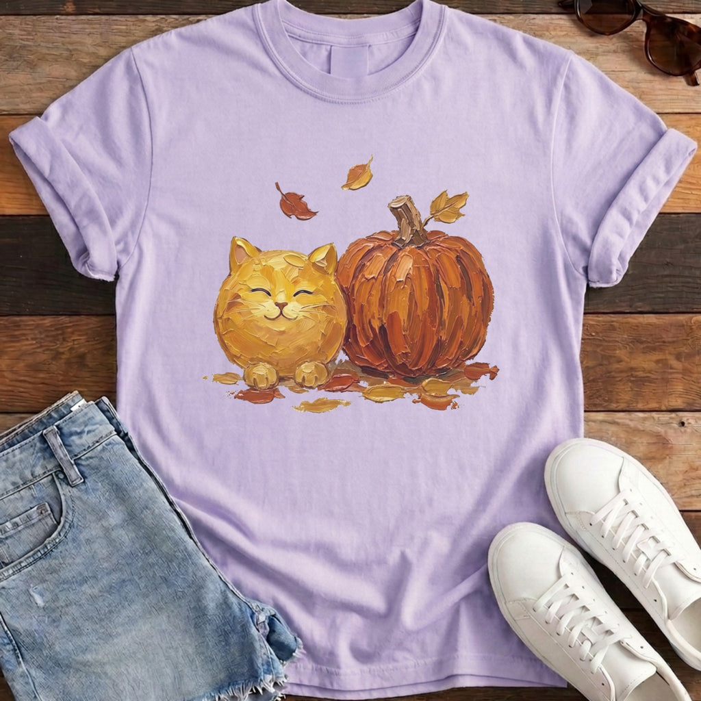 Pumpkin Friend Cat Tee