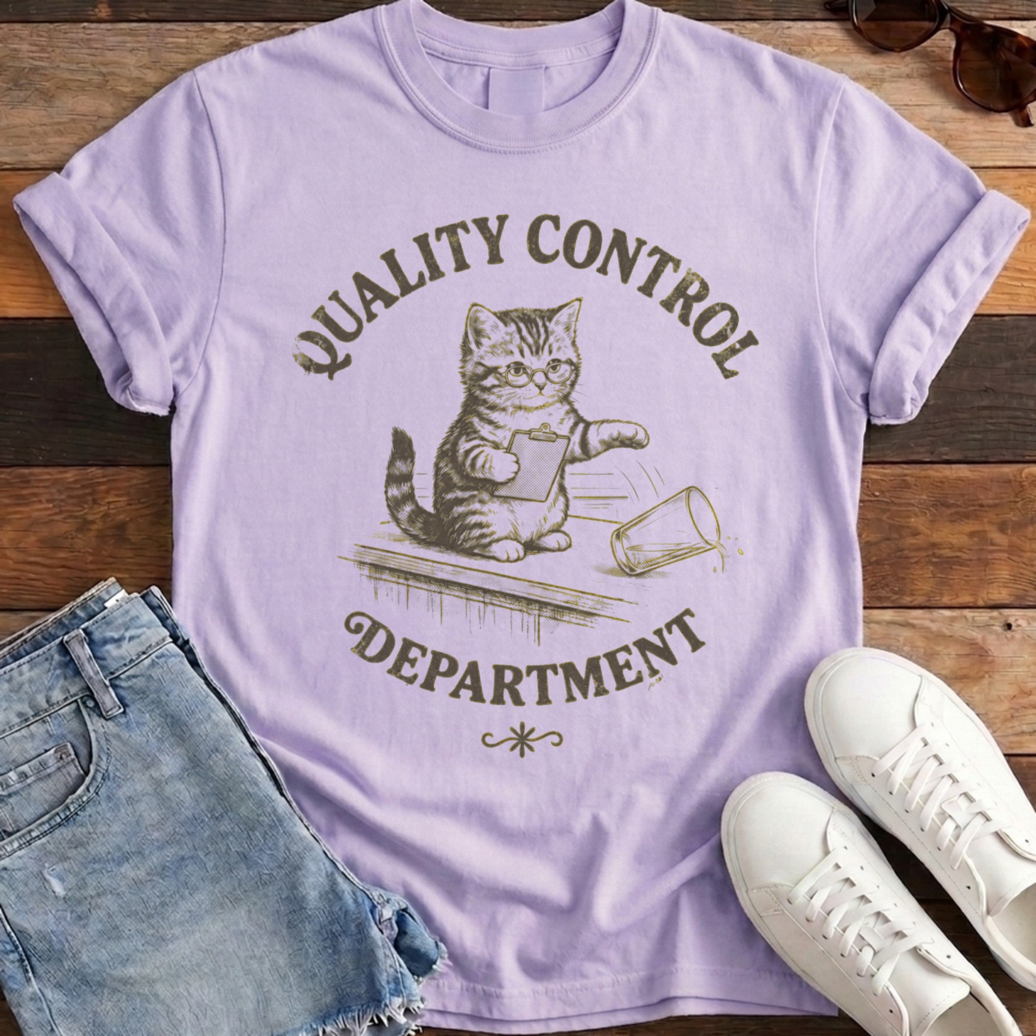 Quality Control Tee - Orchid