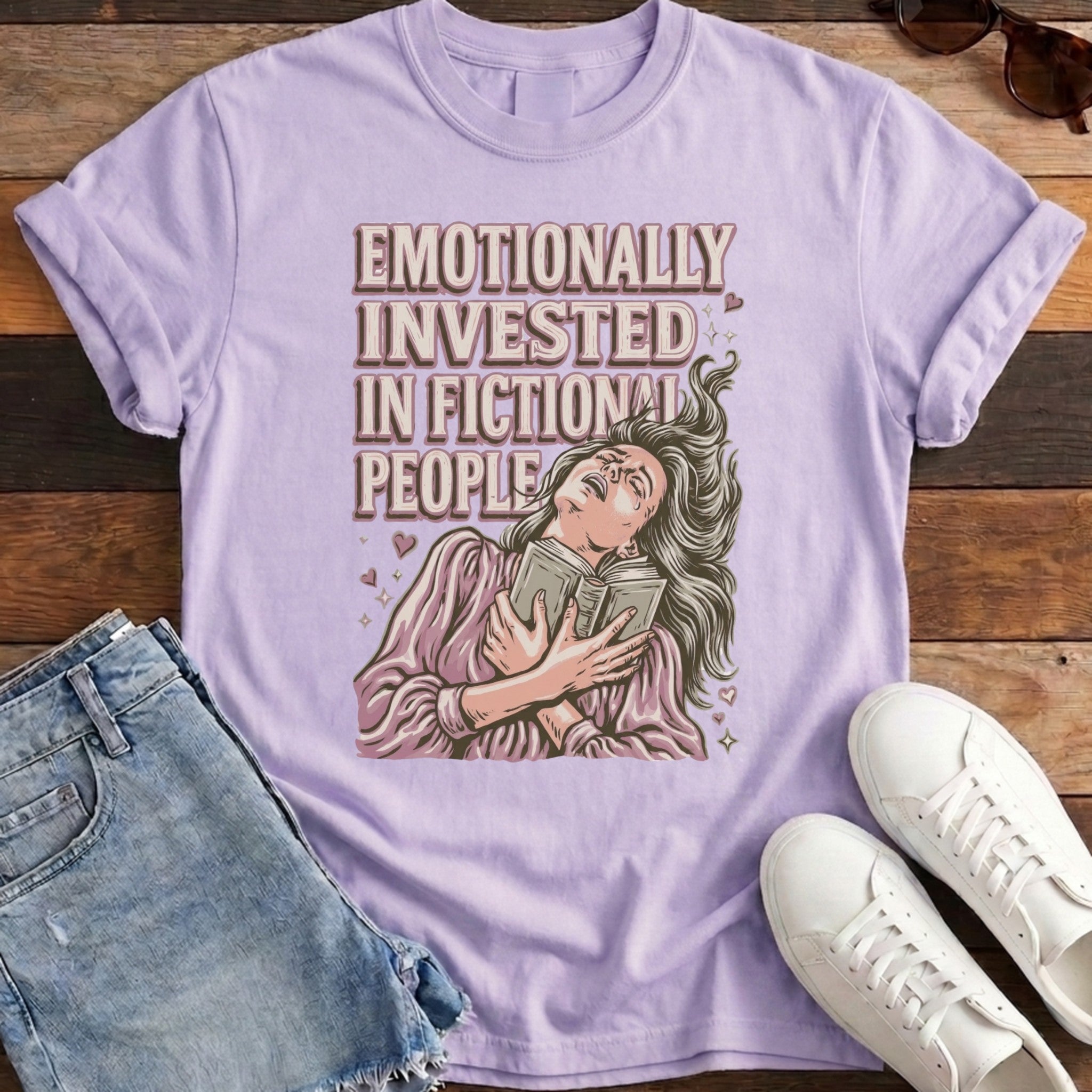 Emotionally Invested In Fictional People Tee