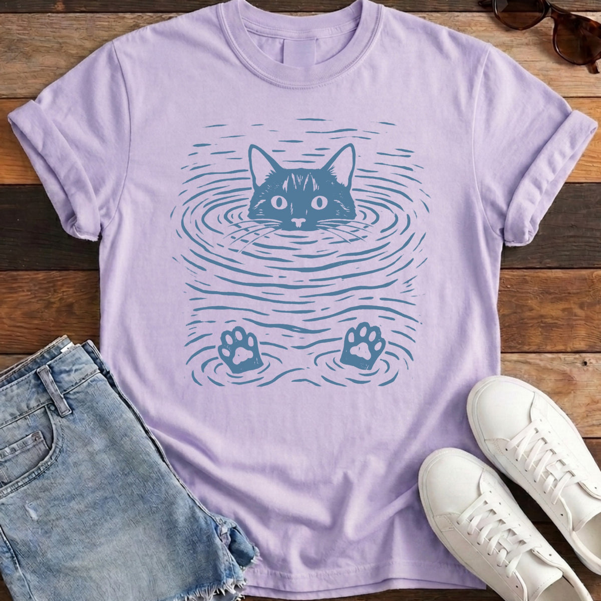 Water Cat Tee