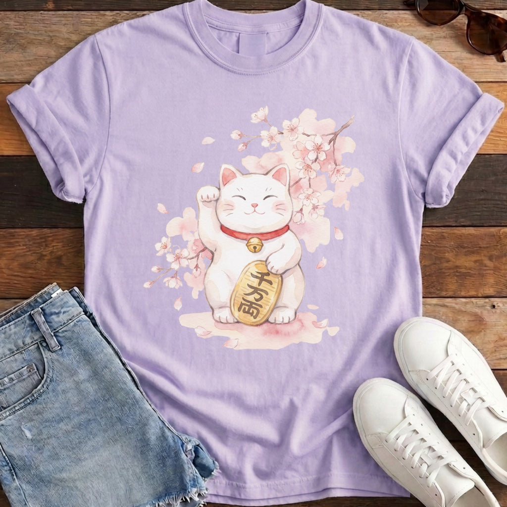 Maneki Watercolor Tee - Orchid