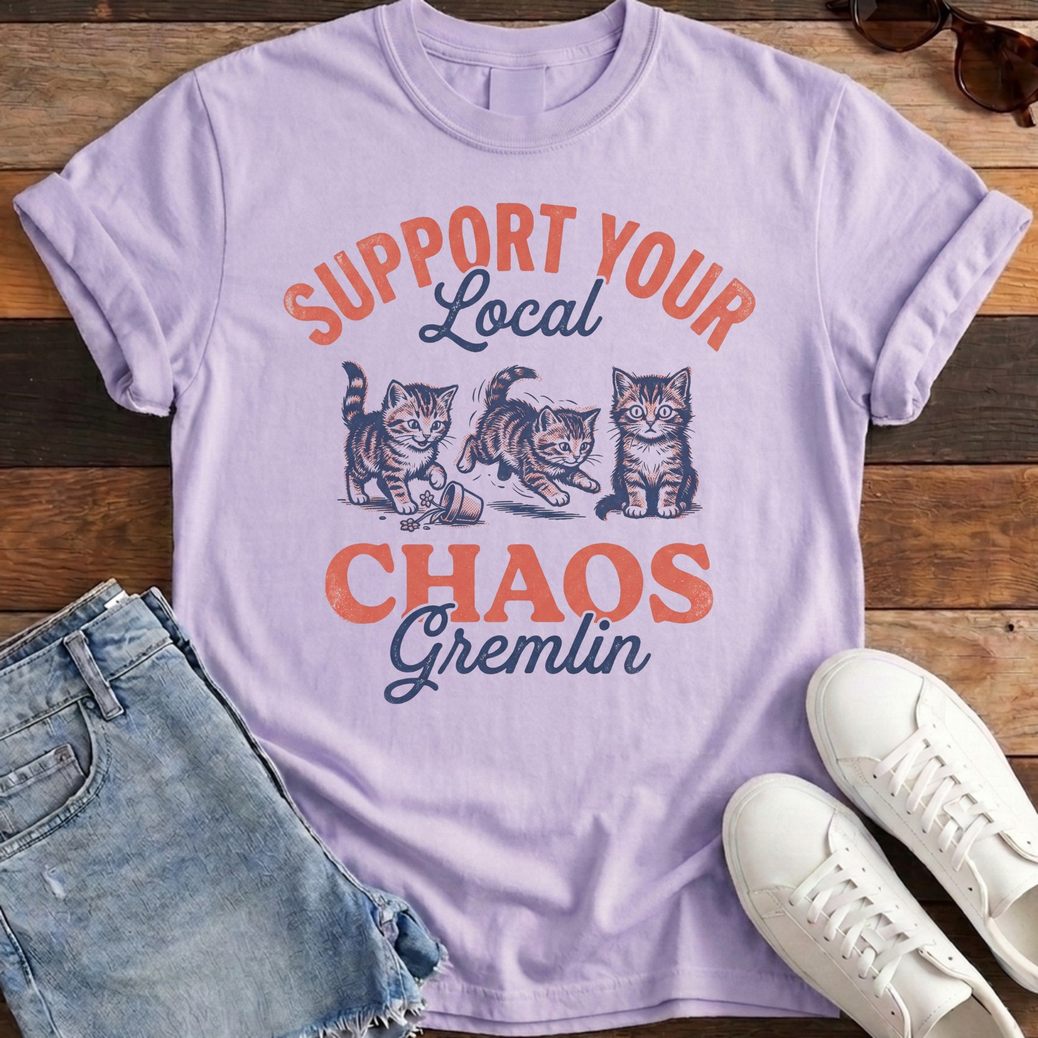 Chaos Gremlin Tee - Orchid