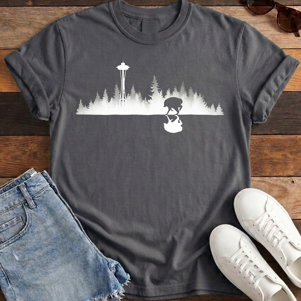 Jimothy Reflected Tee - Pepper