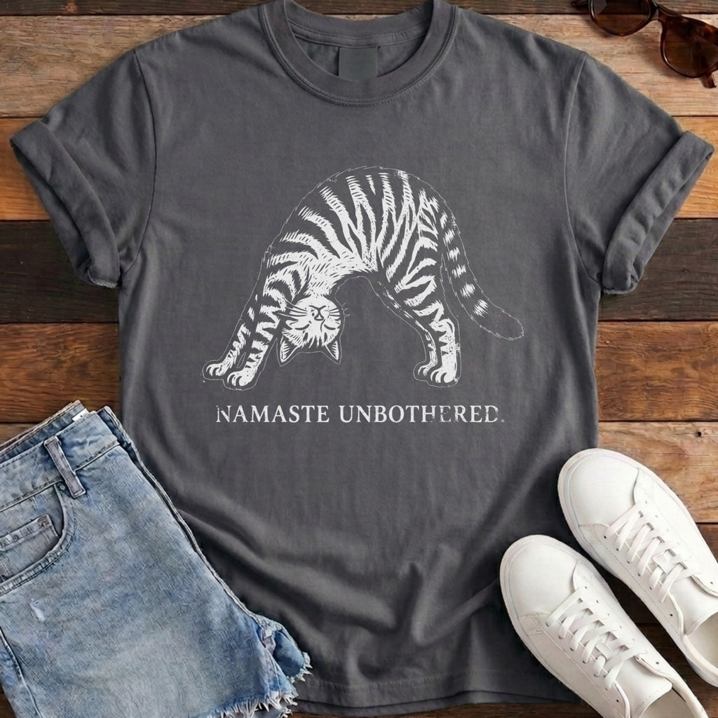 Namaste Unbothered Tee - Pepper