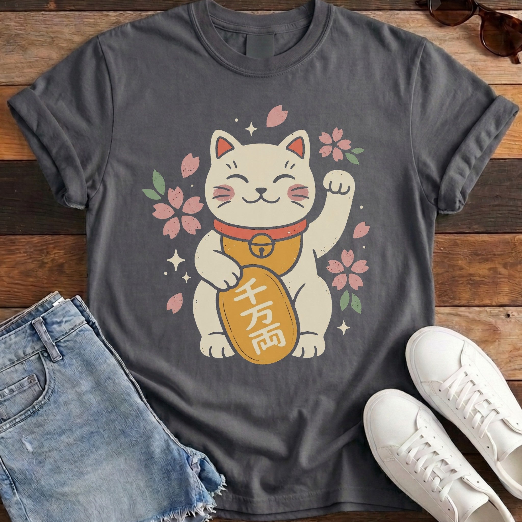 Maneki-Neko Lucky Cat Tee