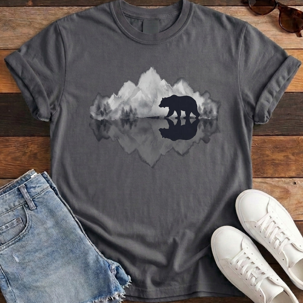 Bear Reflection Tee - Pepper