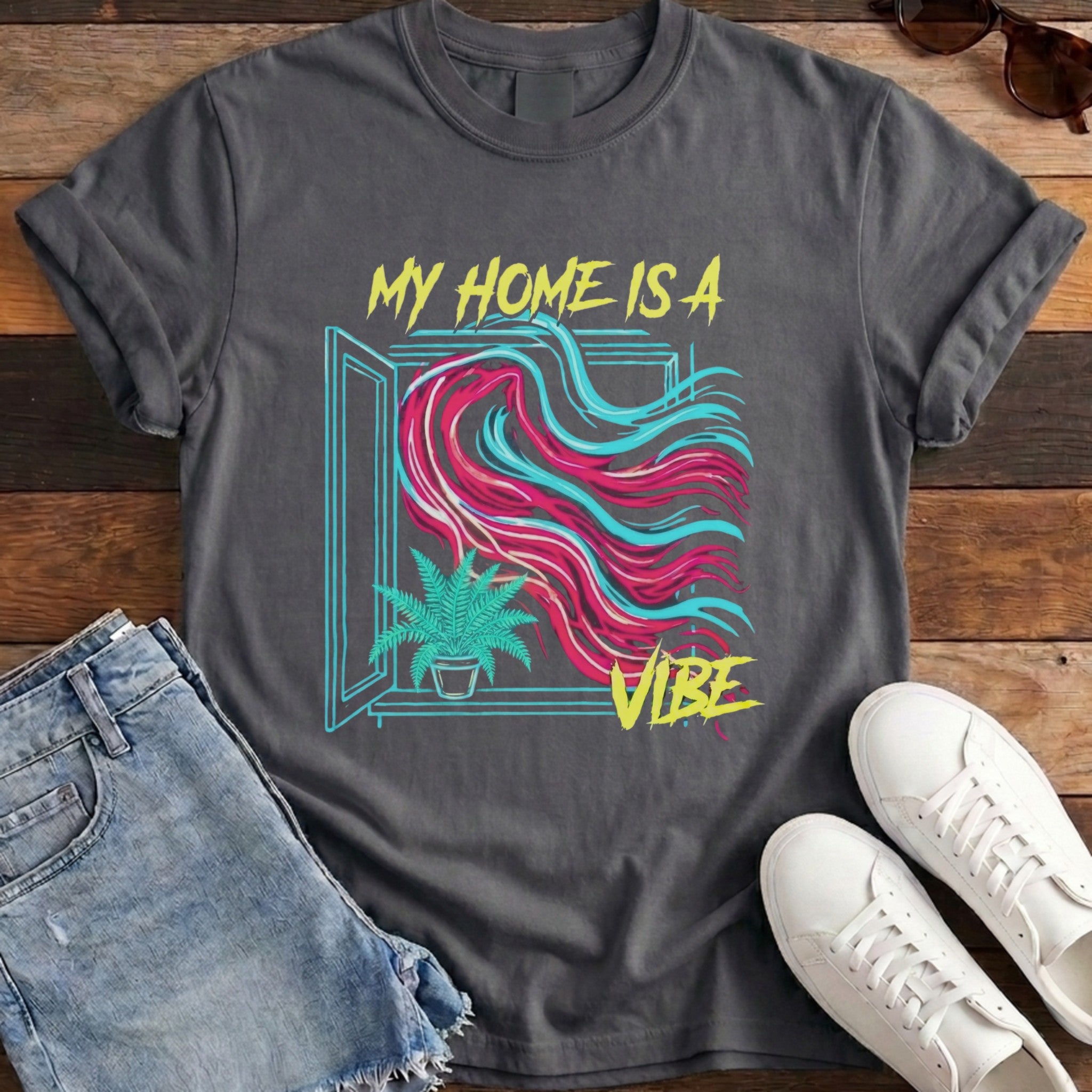 My Home Is A Vibe Tee
