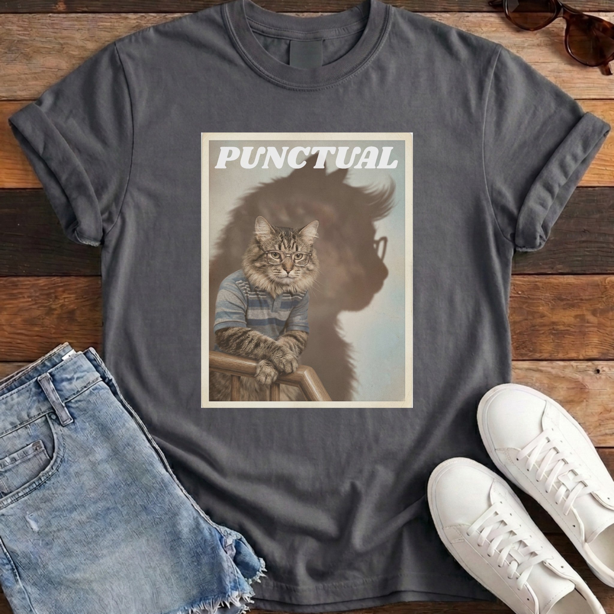 Punctual Tee - Pepper
